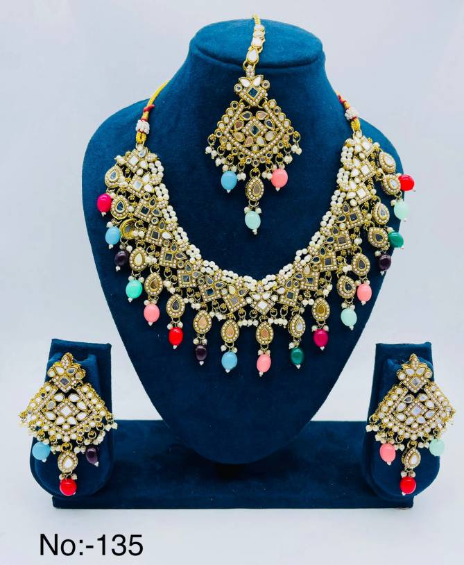 Diamond And Moti Kundan Necklace Catalog

